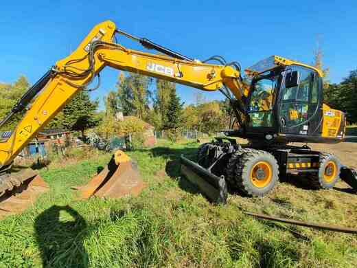 Kolové rypadlo JCB JS145W